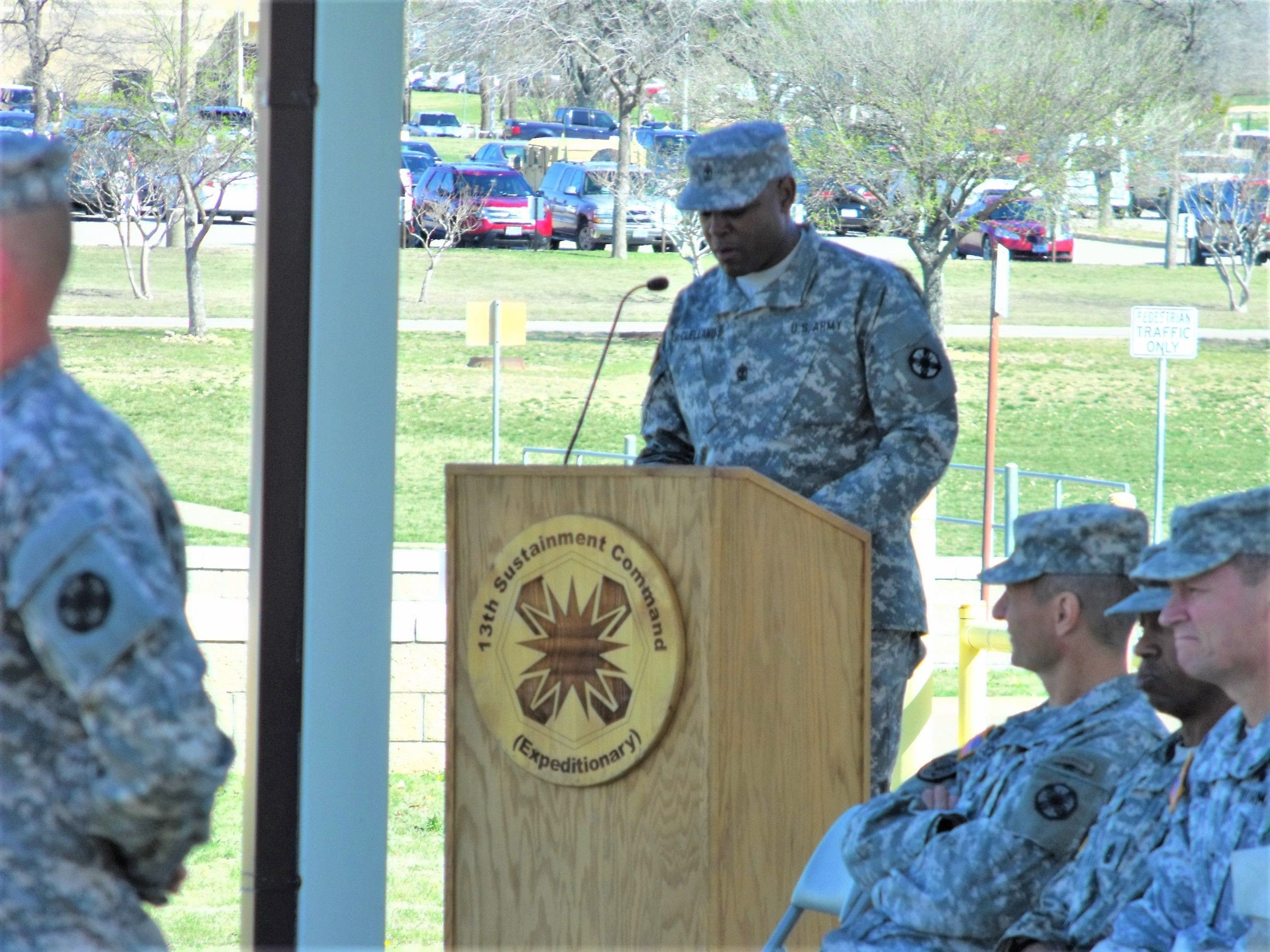 1SG Larry McClelland - Change of Responsibility Ceremony -Fort Hood, Texas.